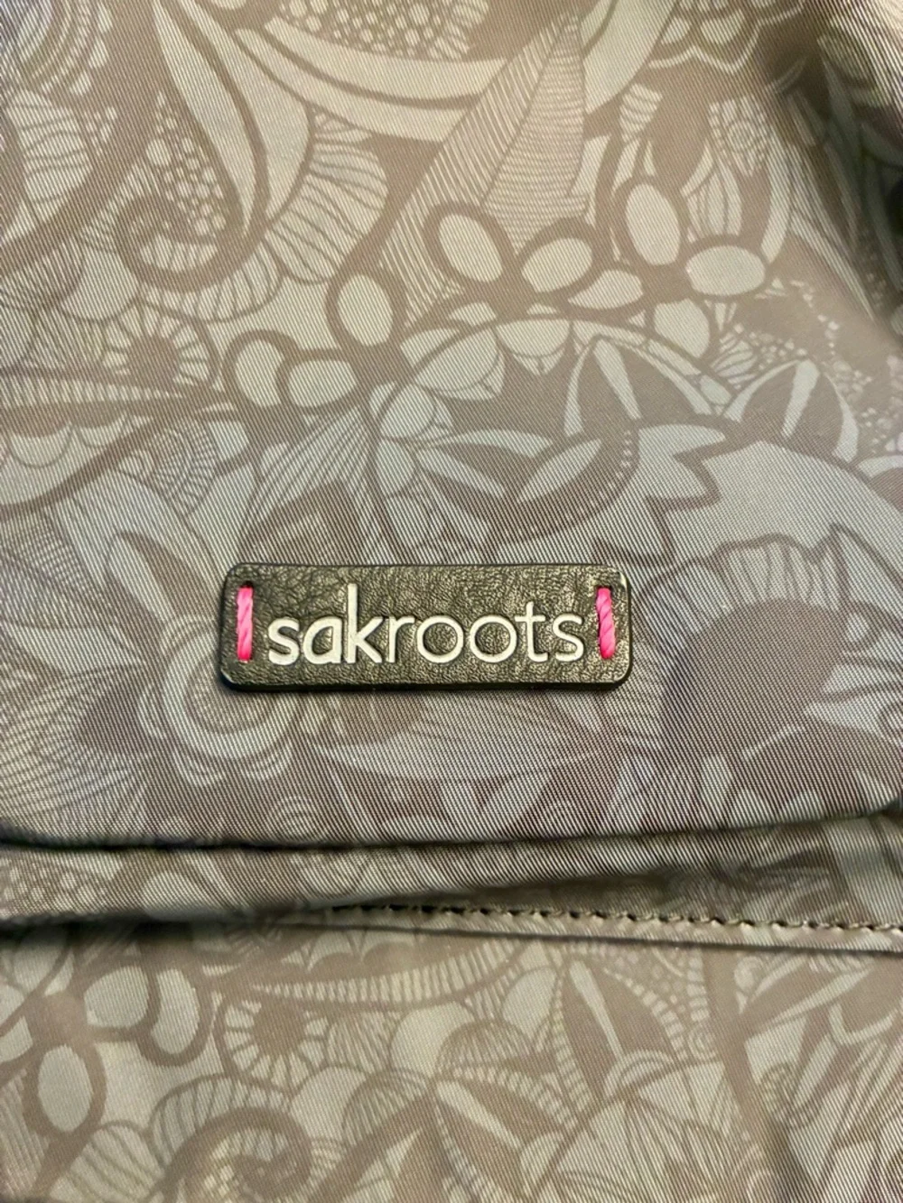 Sakroots Floral Print Gray Backpack - Picture 2 of 8